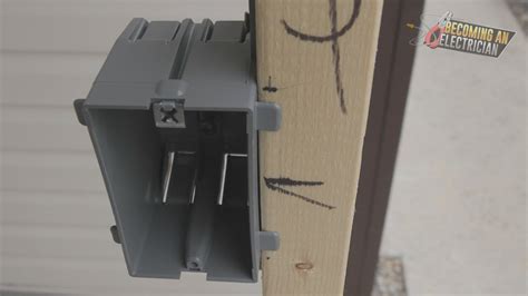 how to install single gang electrical box|single gang remodel outlet box.